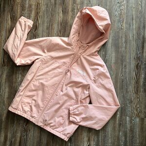 Vans Light Baby Pastel Pink Zip Up Rain Jacket